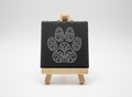 Paw Print Slate Coaster
