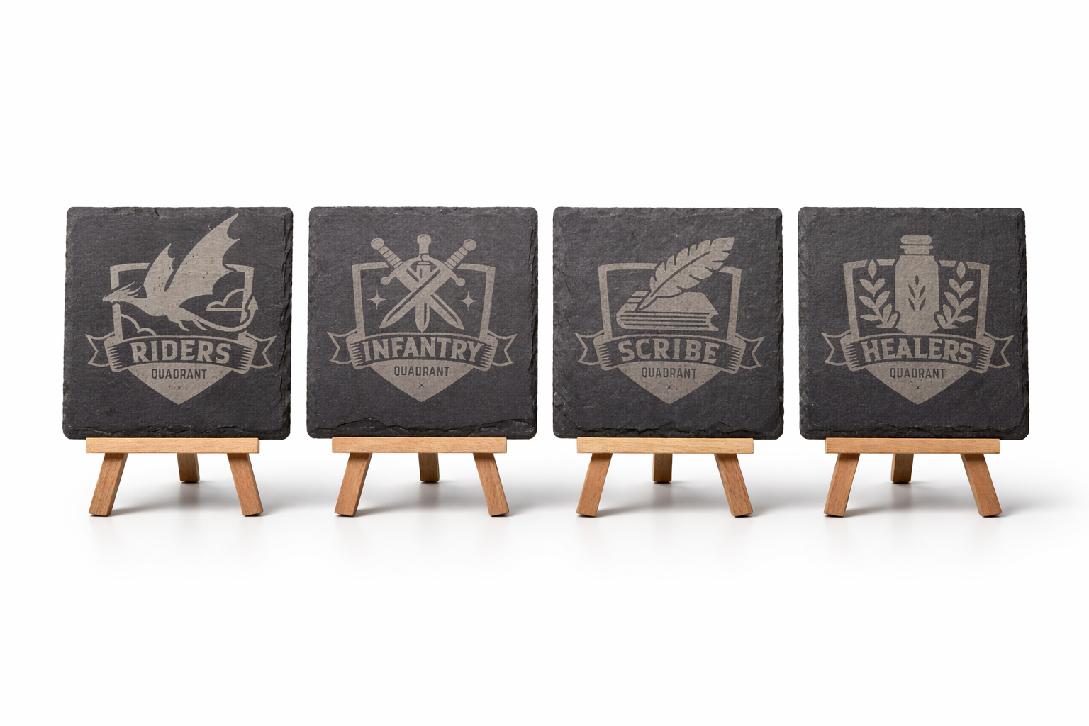 War College Quadrant Coaster Set